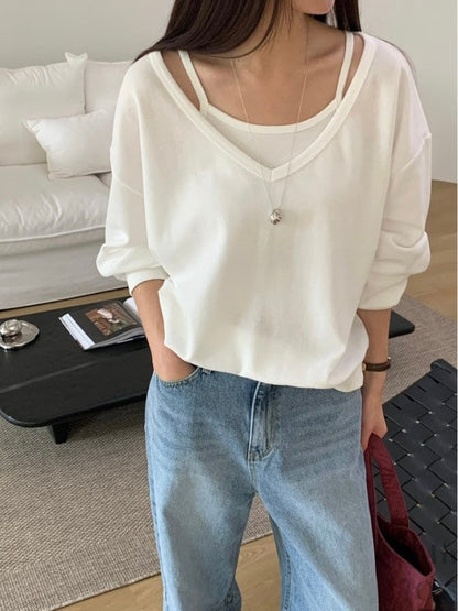 Preto Sweatshirt &Tank Top Set (~9/5)