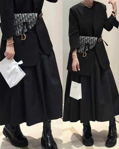 Pra Maxi Pleated Skirt (~8/2)