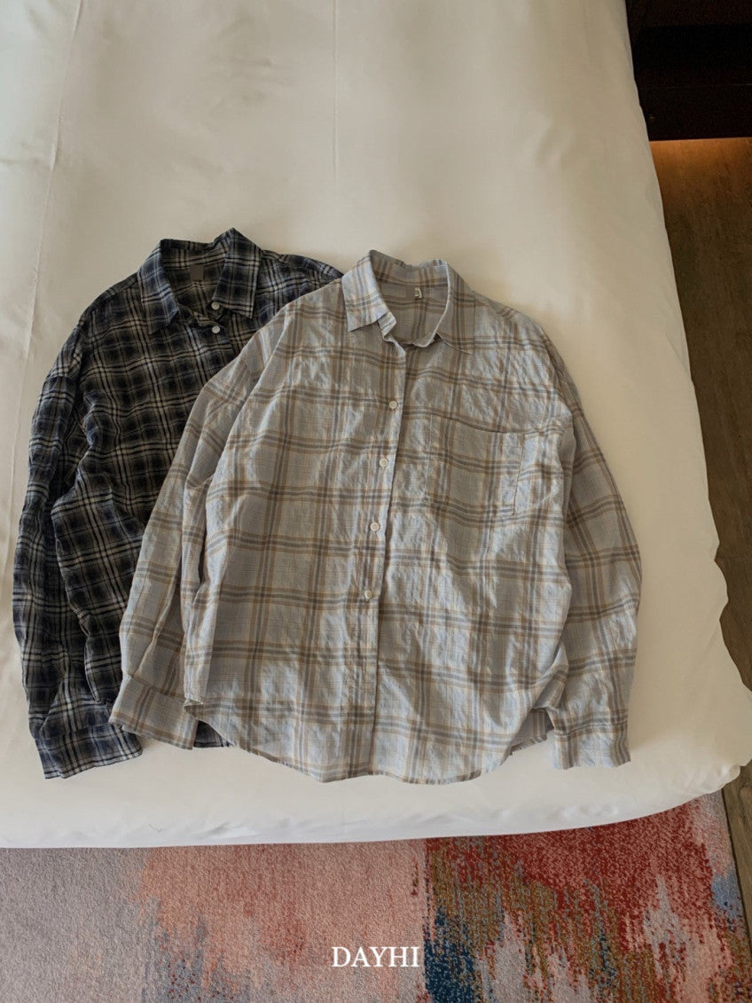 Oversized Check Shirt