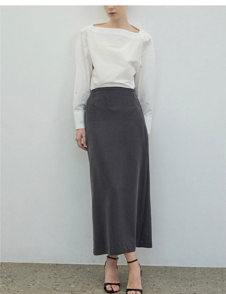 Carrot Boat Neck Blouse