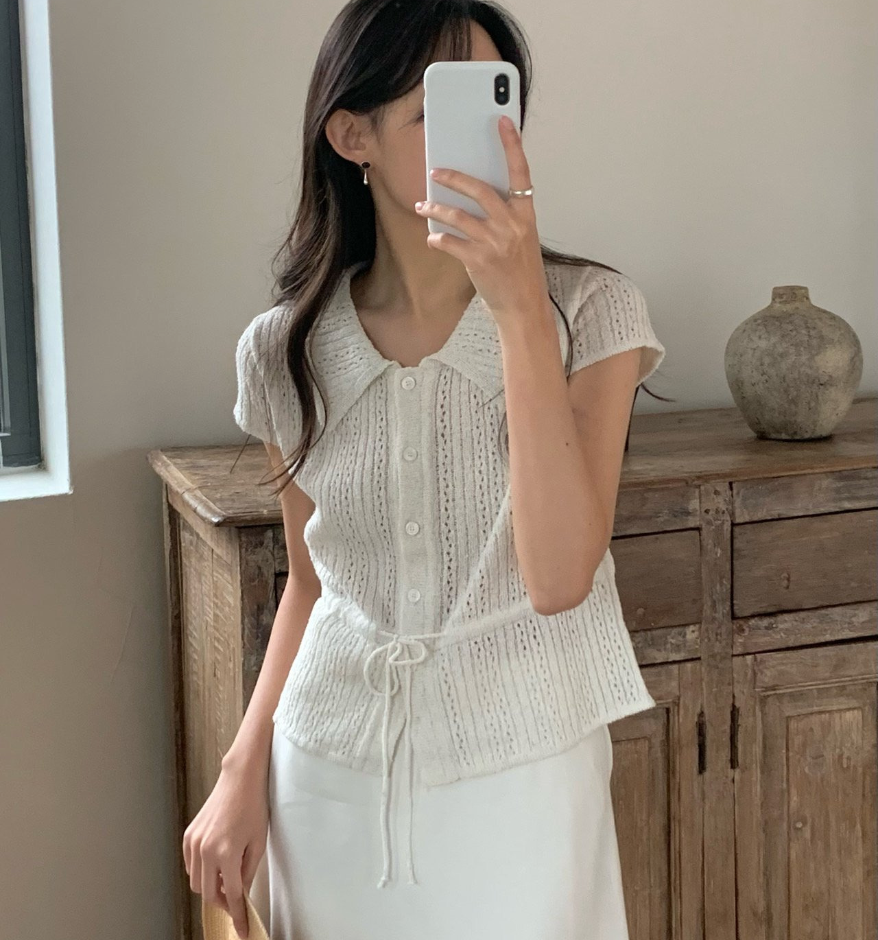 * Summer Mood Collar Knit
