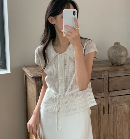 * Summer Mood Collar Knit