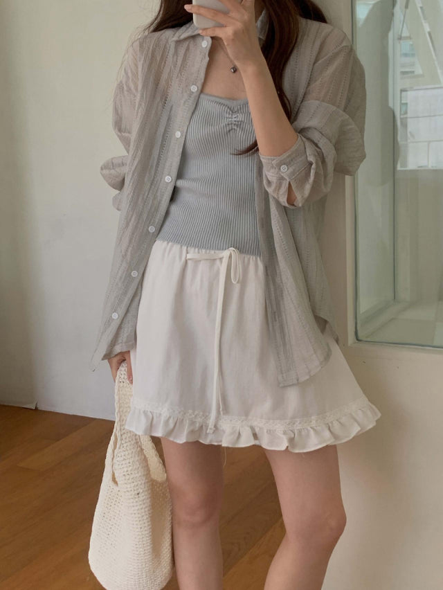 * Eyelet Lace Shirt