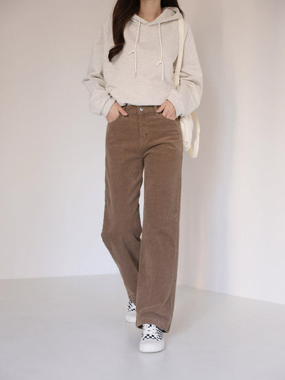 Semi Wide Corduroy Pants