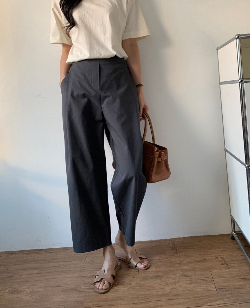 *바이오 핀턱 팬츠