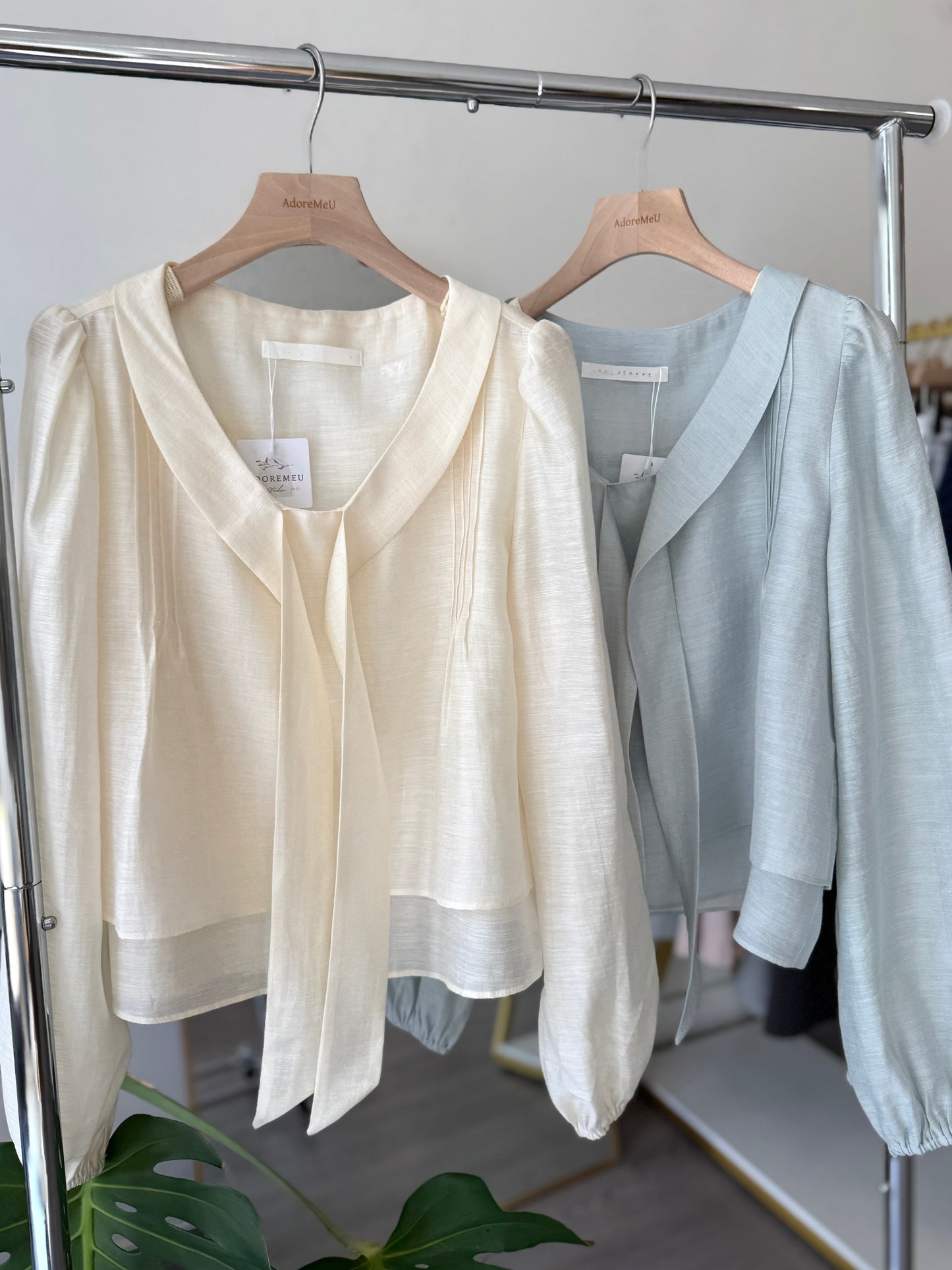 Rose Tie Blouse