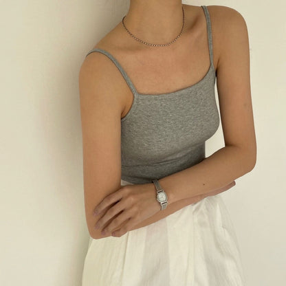 * Ribbed Padded Camisole