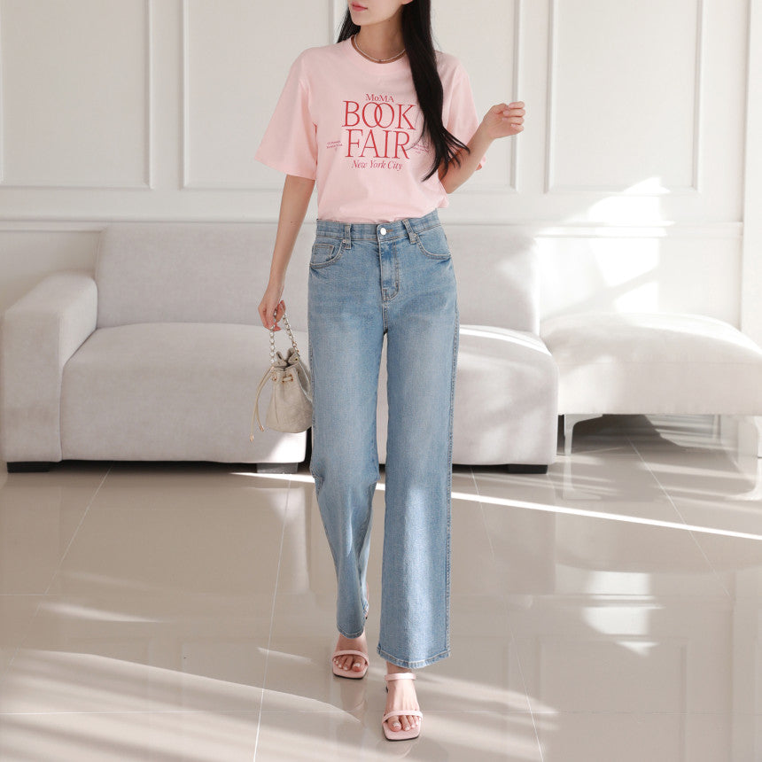 *Light Wash Denim Pants