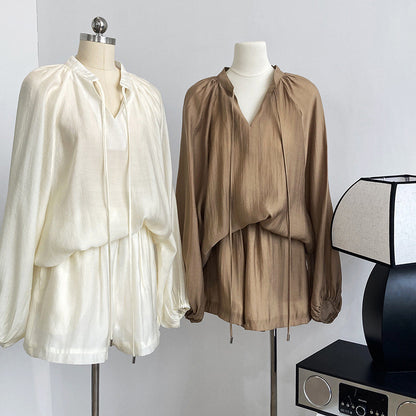 *Daily Blouse & Shorts Set