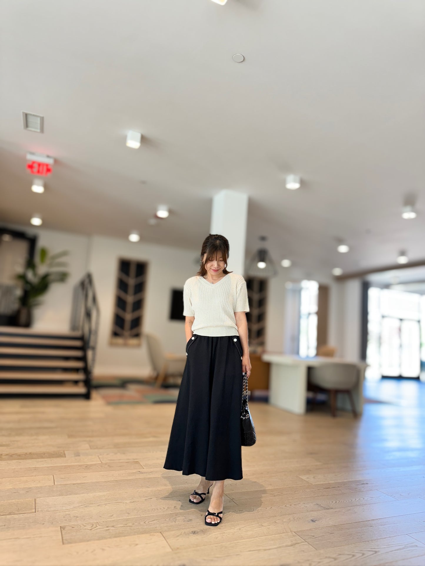 Linen Skirt Pants