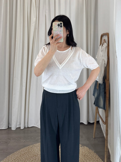 Layered Knit Top (~6/19)