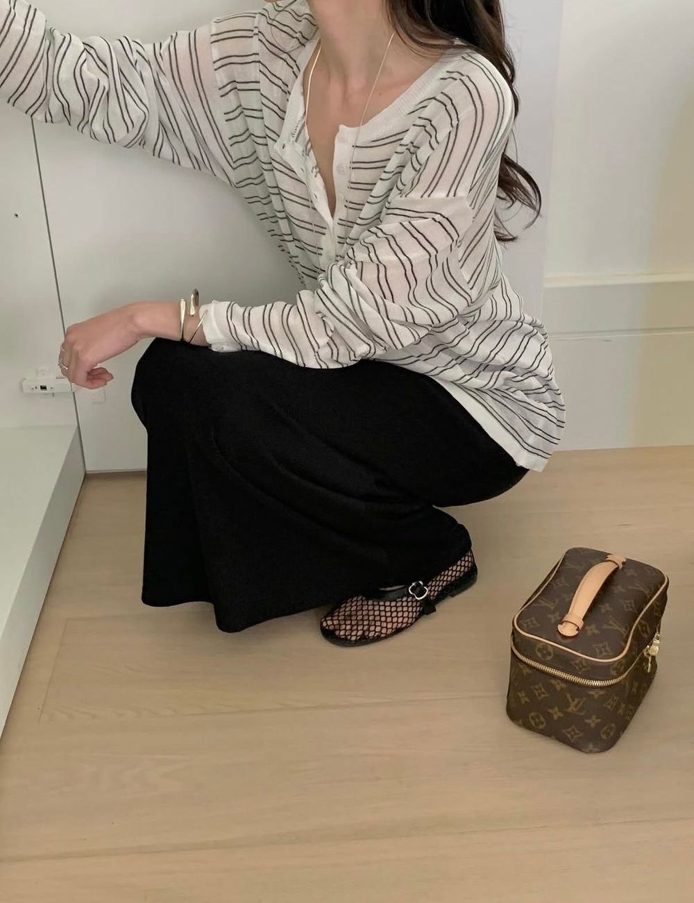 *  Breeze Stripe Summer Knit Top