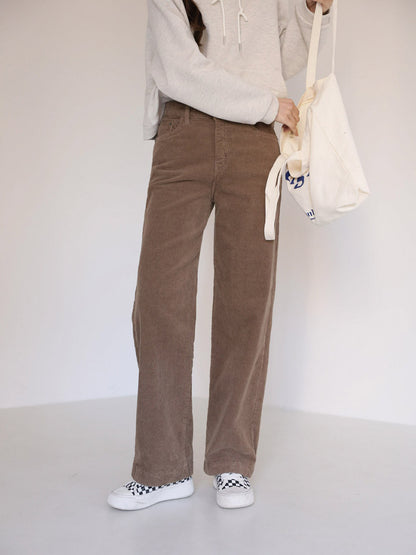 Semi Wide Corduroy Pants