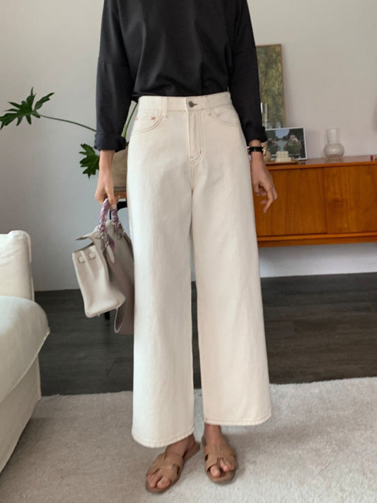 Stitchy Cream Pants