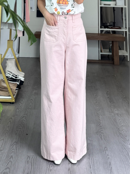 Front Pocket Cotton Pants - AdoreMeU