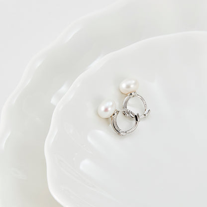 Pearl Ring Earring 14K - AdoreMeU