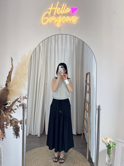 Wide Pintuck Pants(~7/4)