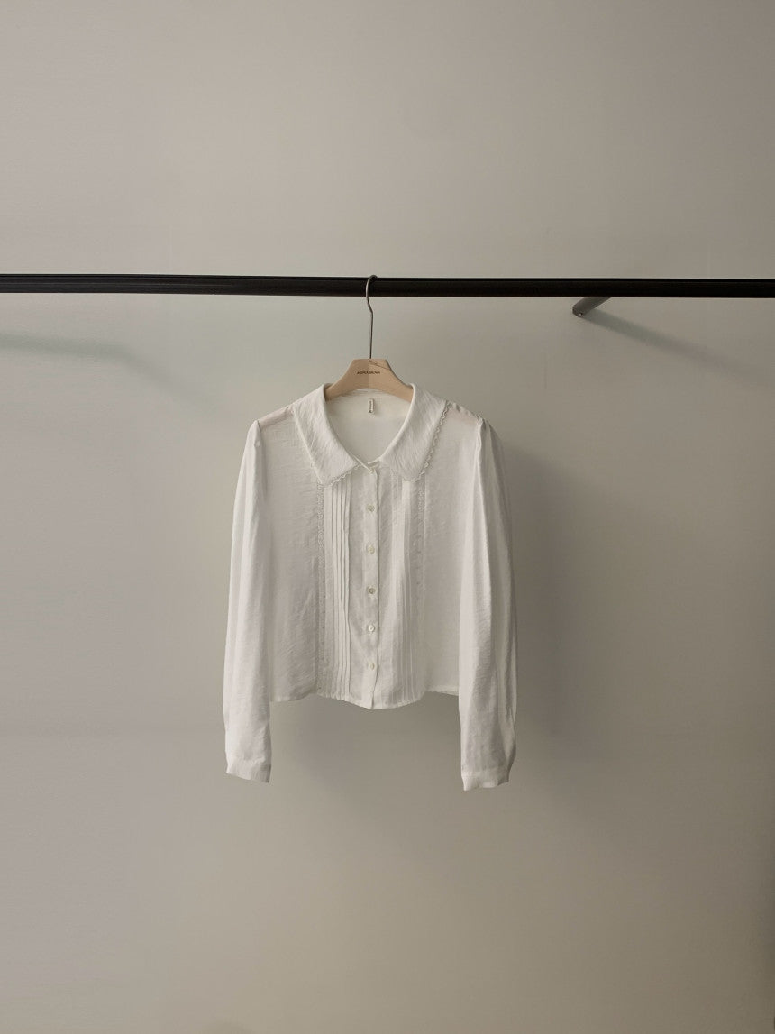 *Lace Pintuck Blouse