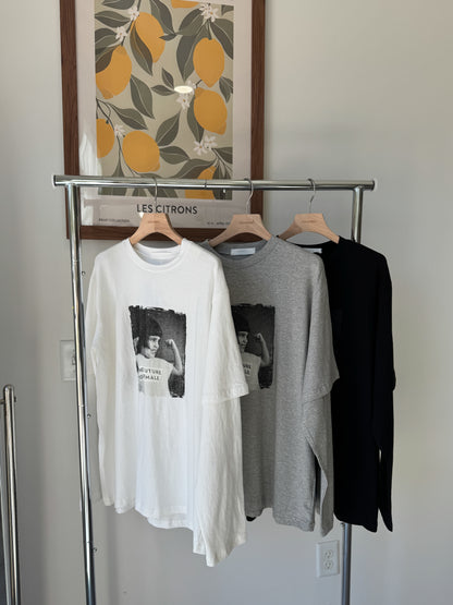 Layered Graphic Tee - AdoreMeU