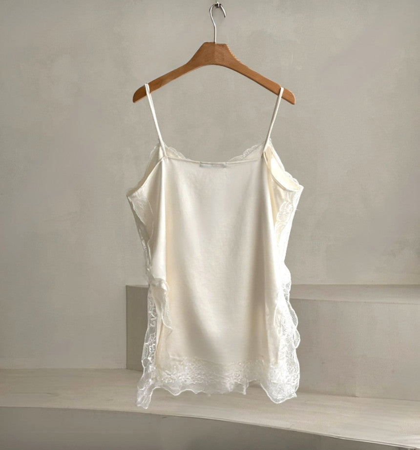 * Satin Lace Camisole