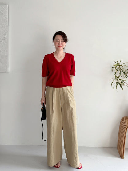 Wholegarment Short Sleeve Knit (~10/24)