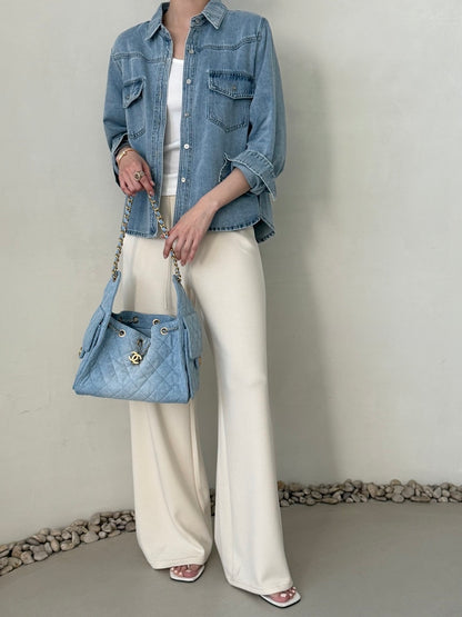 *Lulu Soft Wide Banding Pants