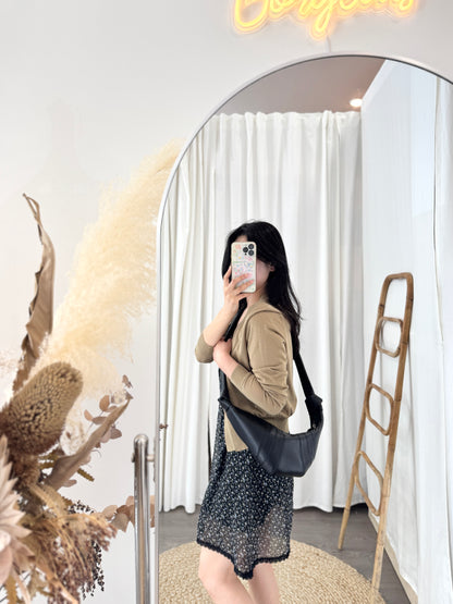 Cowhide Croissant Bag (Preorder)