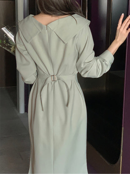 * Shirred Mermaid Dress