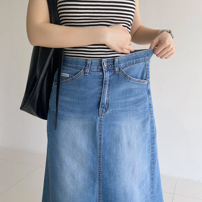 * A-Line Front Pocket Skirt