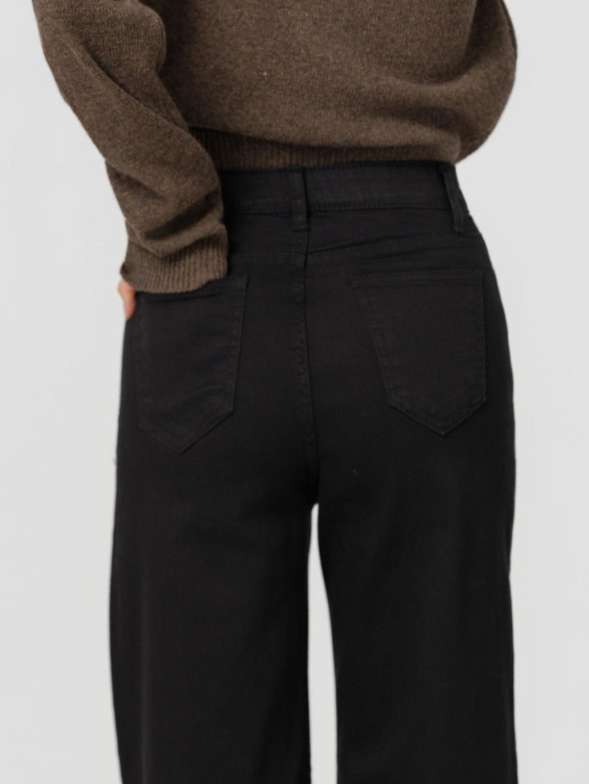 Flare Black Jeans - AdoreMeU