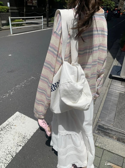 * Youth Stripe Loose Tee