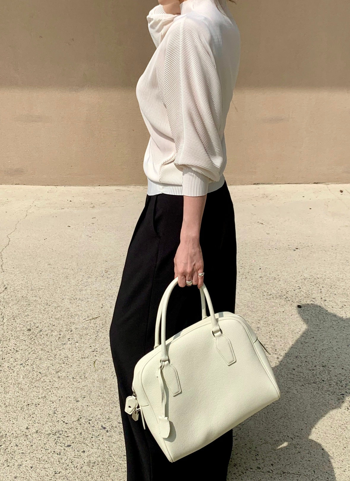 Pleats Tee(~10/3)