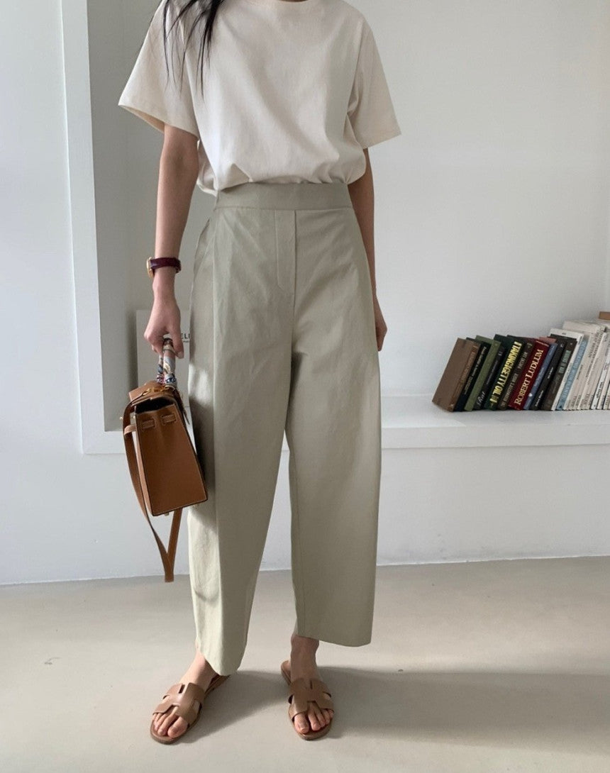 *바이오 핀턱 팬츠