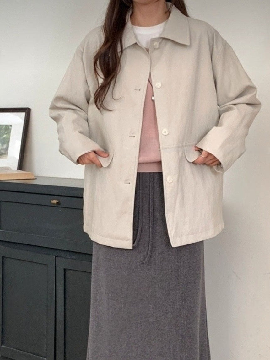 *Minimal Daily Leather Jacket