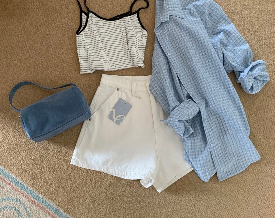 * A-Fit Short Denim Pants