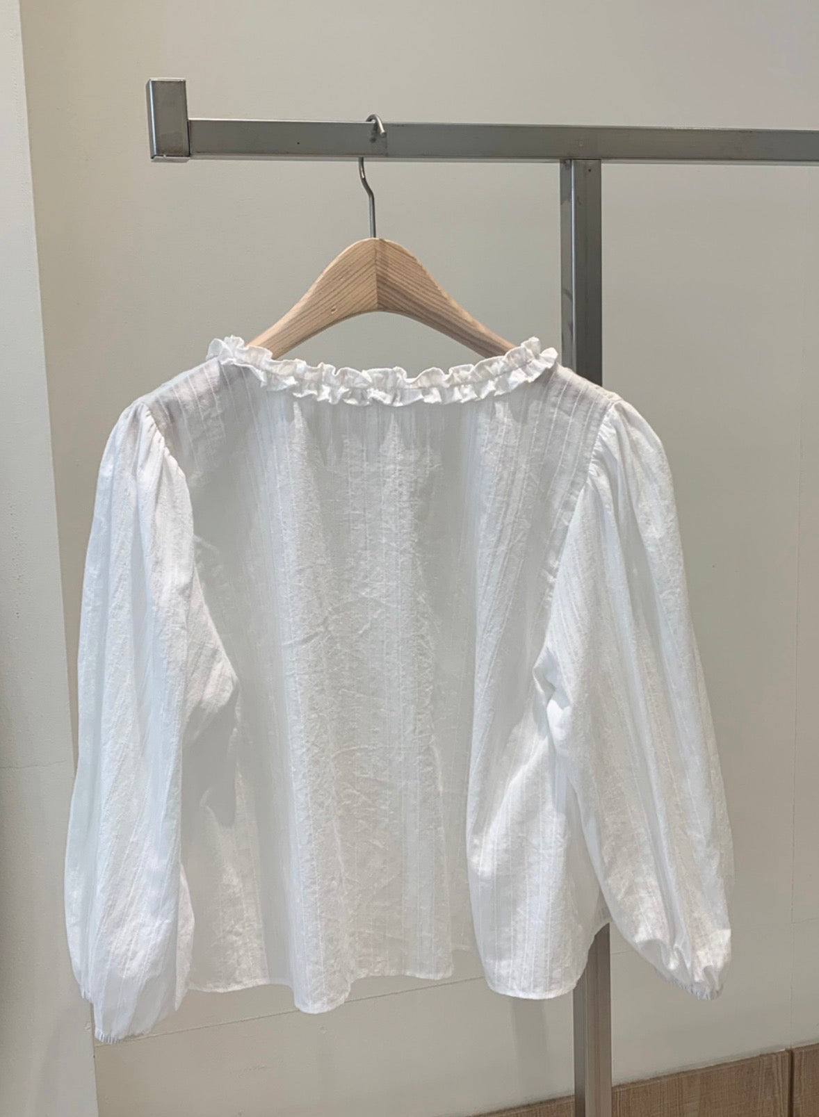 *Lovely Ruffle Cardigan Blouse