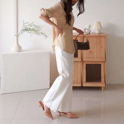 Stitch Ivory Pants