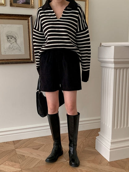 Corduroy Banding Shorts - AdoreMeU