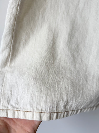 Three Button Ivory Pants - AdoreMeU