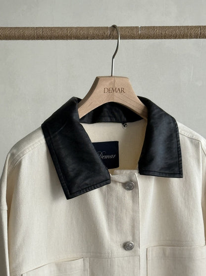 *탈착식 칼라 재킷