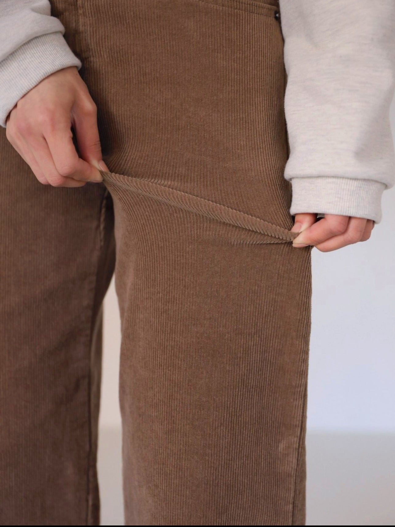 Semi Wide Corduroy Pants