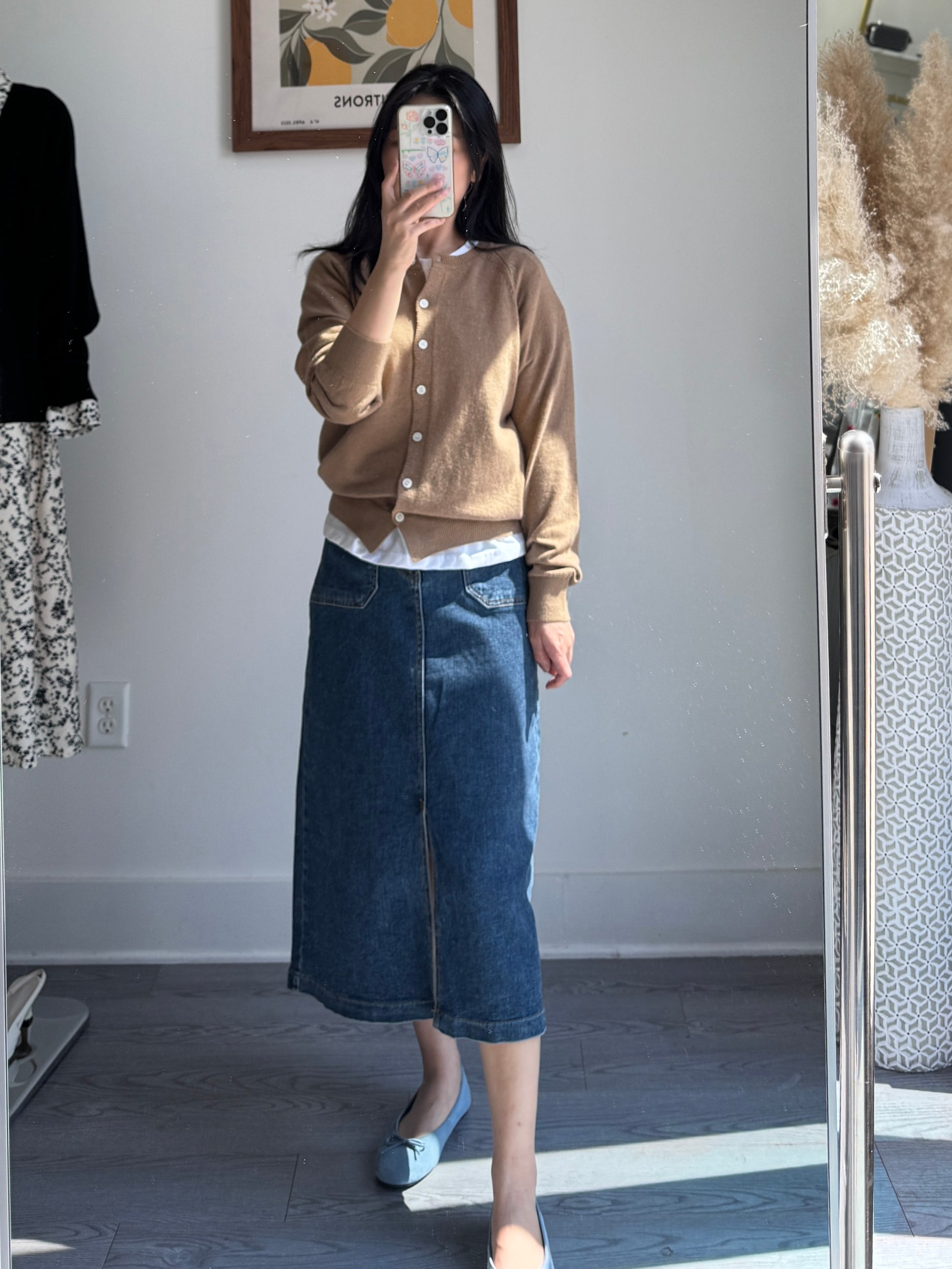 Straight Denim Skirt(~9/30) - AdoreMeU