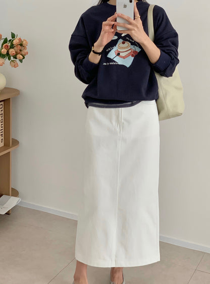 *Picnic Print Sweatshirt