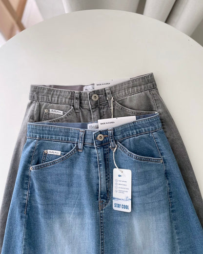 * A-Line Front Pocket Skirt
