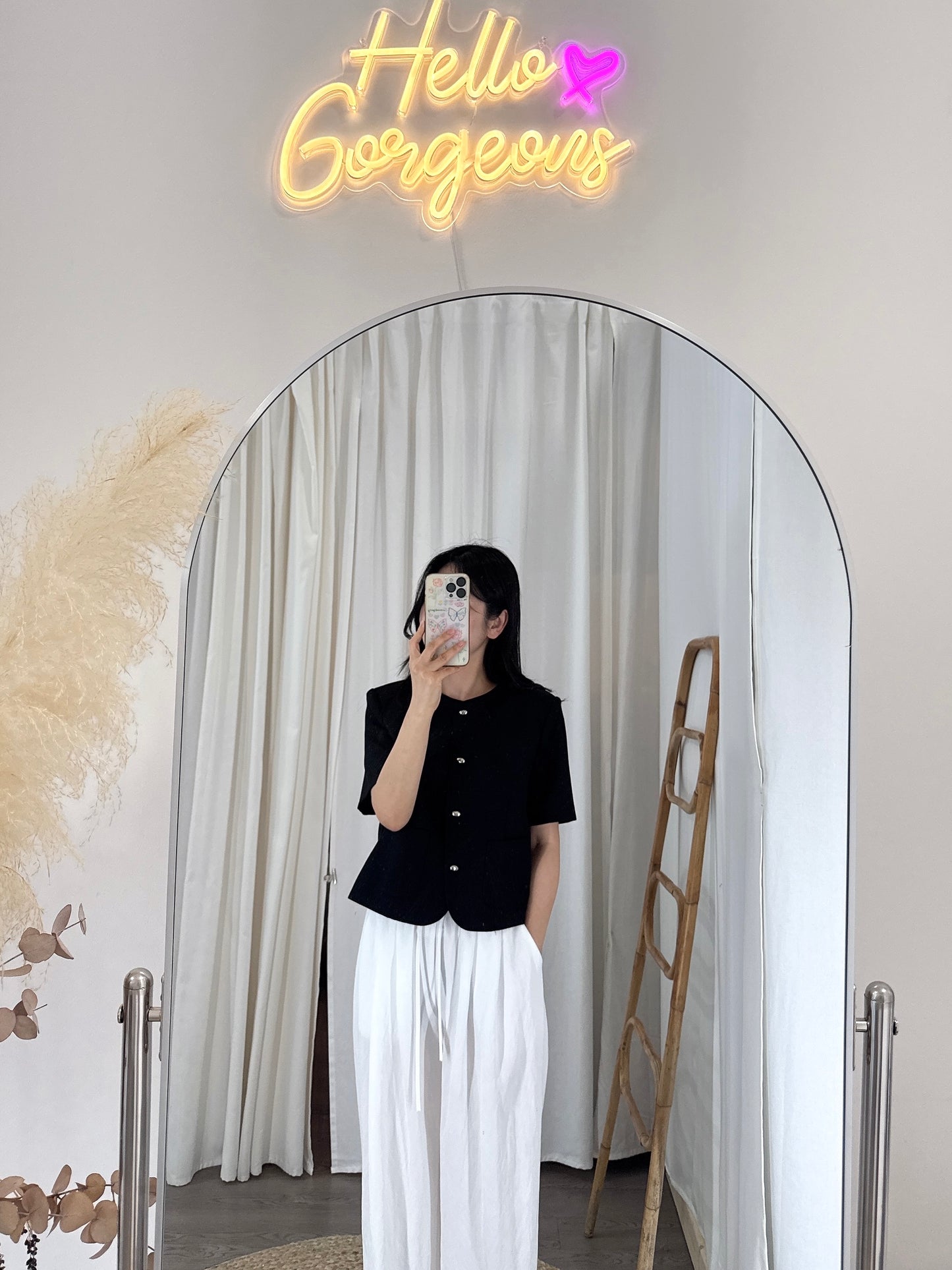 Round Collar Summer Jacket
