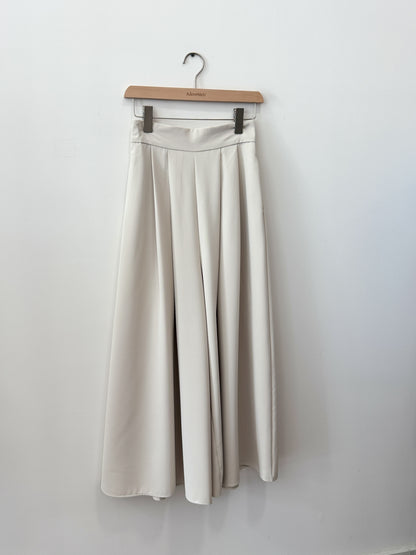 Pintuck Wide Slacks - AdoreMeU