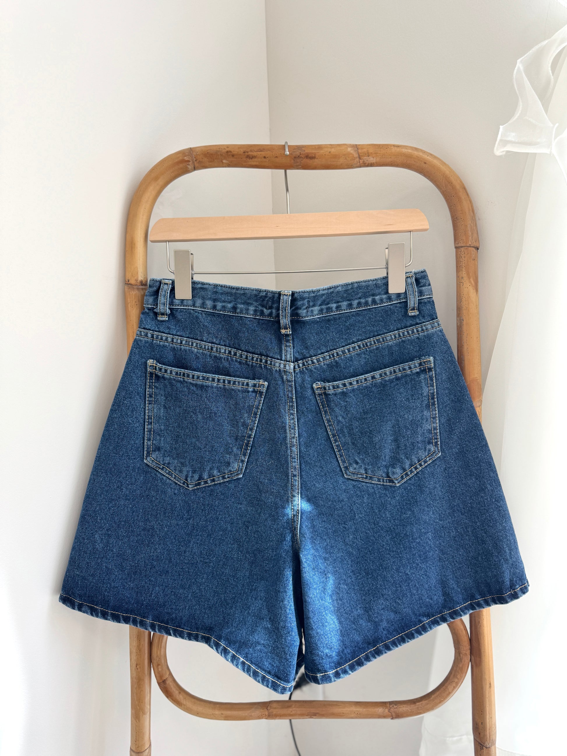 Front Line Denim Shorts - AdoreMeU