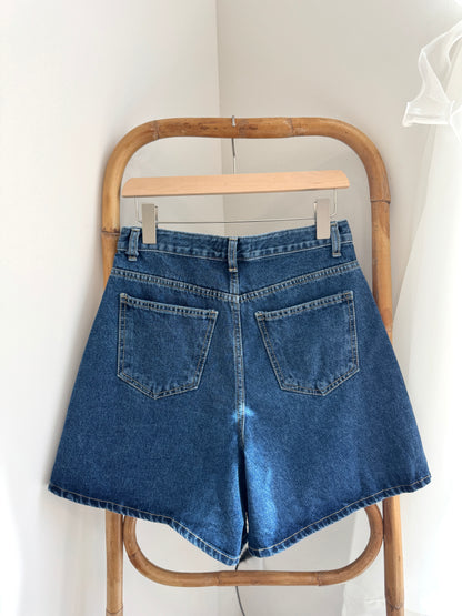 Front Line Denim Shorts - AdoreMeU