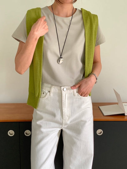 Silky Round Tee (~4/19)