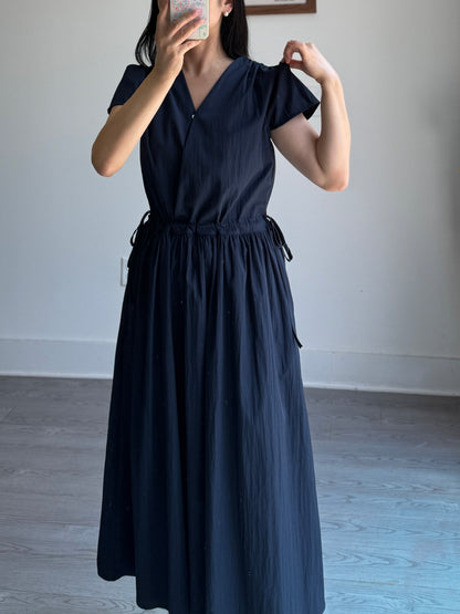 Ribbon Vneck Dress - AdoreMeU